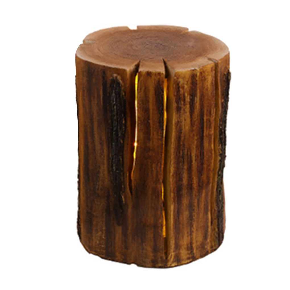 resin simulation tree stump landscape decorative lighting garden lawn lights