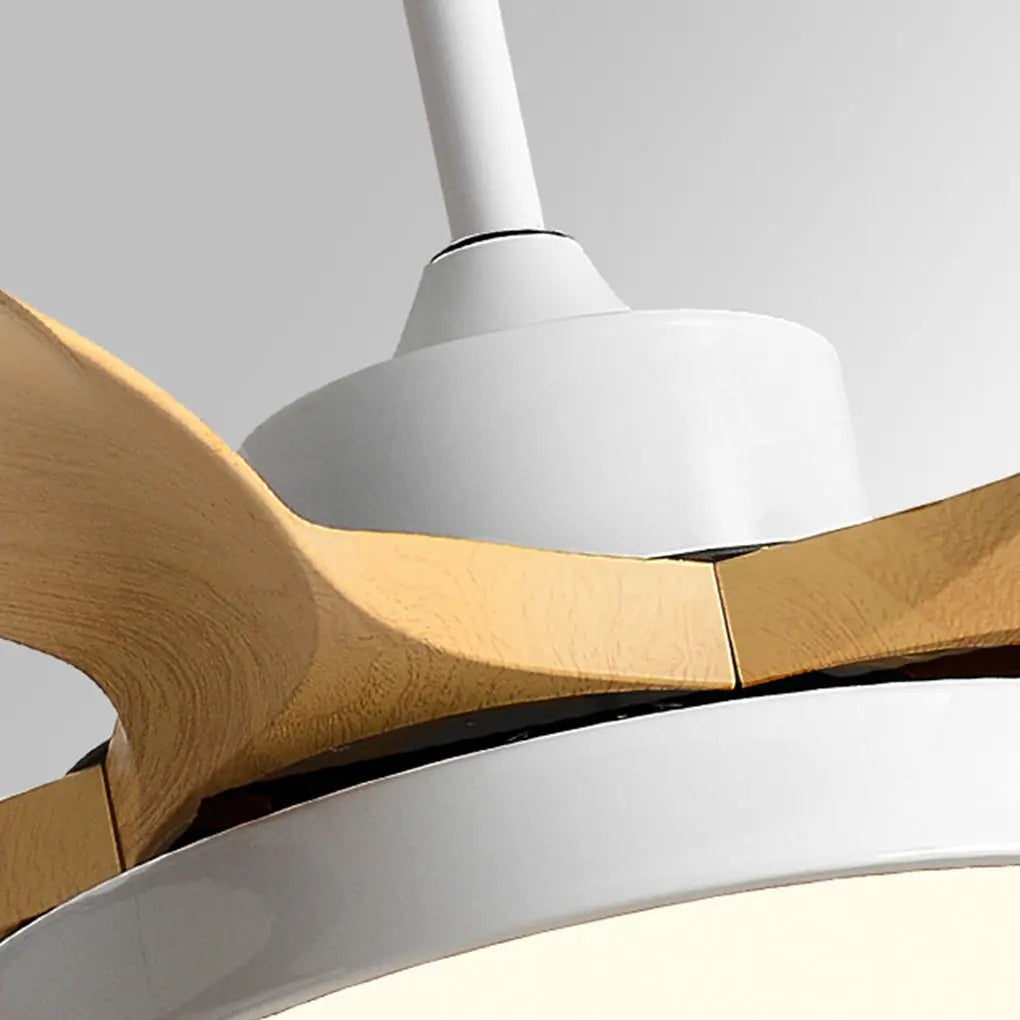 60-Inch Nordic Ceiling Fan with Lights and Remote Control - Silent Inverter Ceiling Fan Lamp Luxe