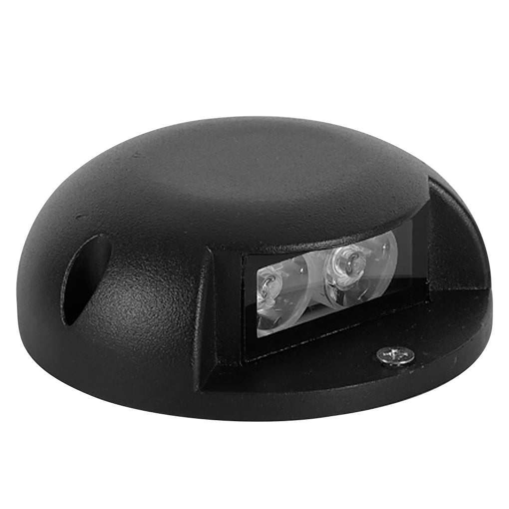 Round LED Surface-Mounted Step Light — Die-Cast Aluminum, Dual-Beam, IP65 Weatherproof, 2–8W