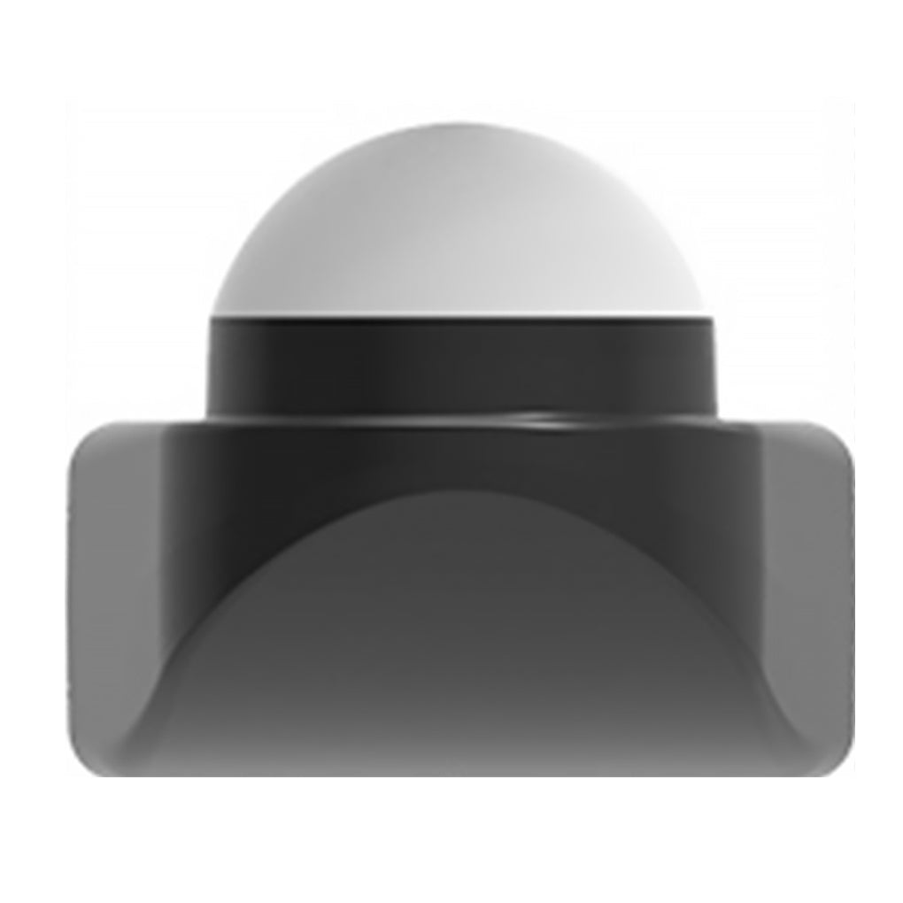 Modern Round Waterproof LED Up and Down Outdoor Wall Sconces in Black