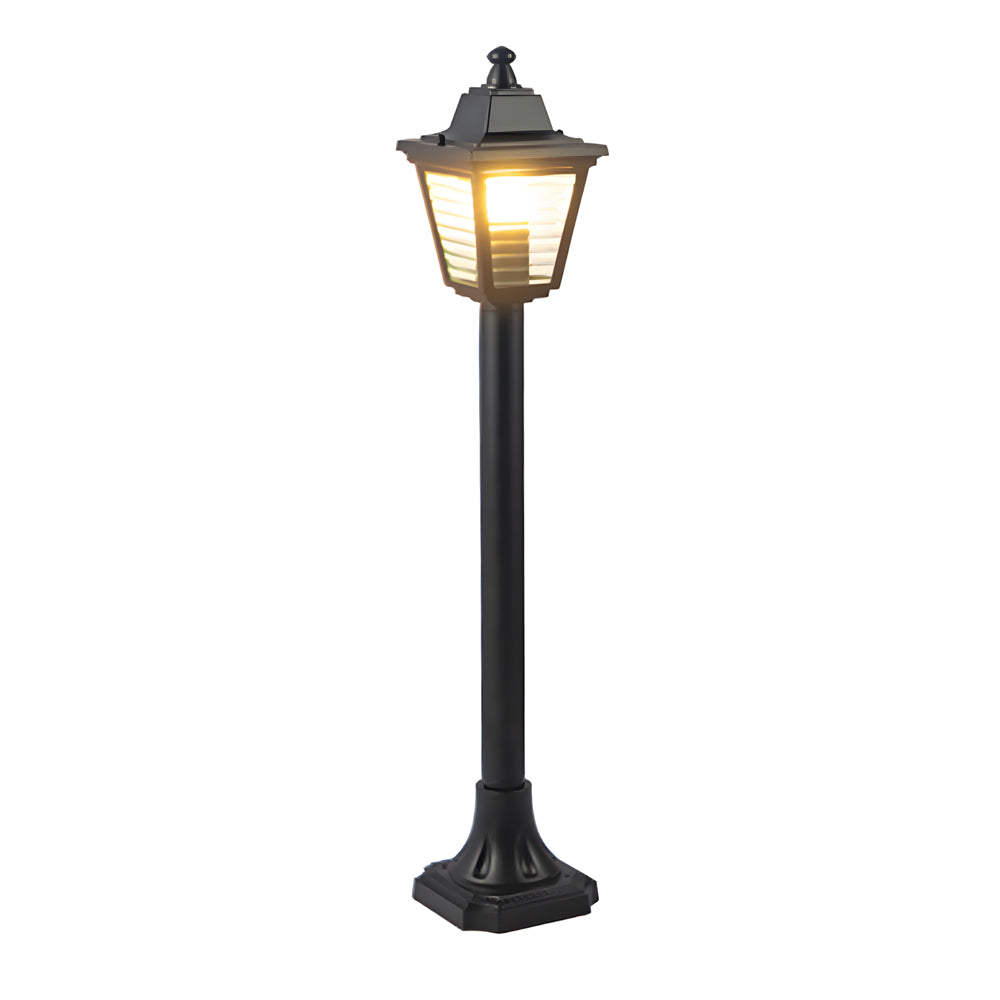 Outdoor Post & Wall Landscape Light — Black Aluminum, E27, IP54 Weatherproof, Warm White 3000K
