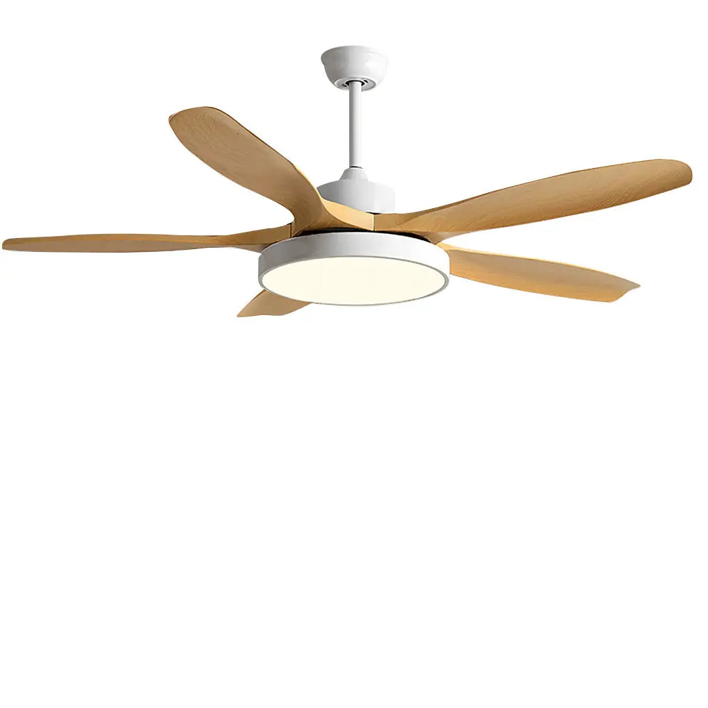 60-Inch Nordic Ceiling Fan with Lights and Remote Control - Silent Inverter Ceiling Fan Lamp Luxe