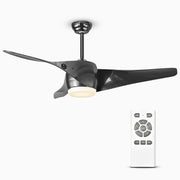 52-Inch Ceiling Fans with Remote Control and LED Lighting Luxe