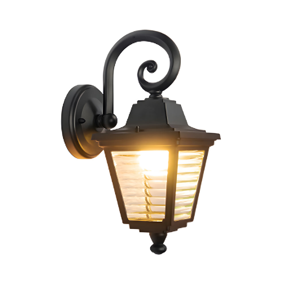 Outdoor Post & Wall Landscape Light — Black Aluminum, E27, IP54 Weatherproof, Warm White 3000K