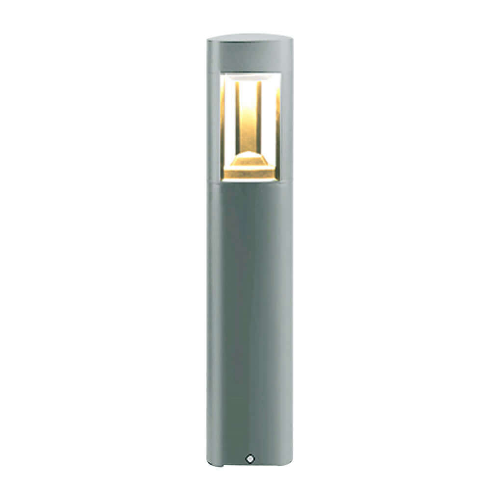 heart design triple side emitting solar led garden bollard lights weatherproof