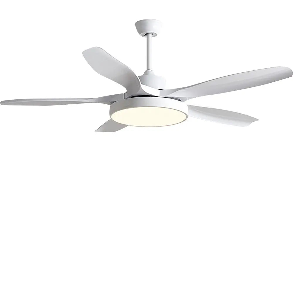 60-Inch Nordic Ceiling Fan with Lights and Remote Control - Silent Inverter Ceiling Fan Lamp Luxe