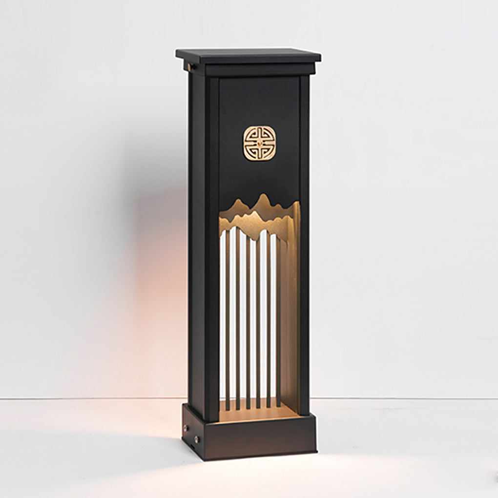 artfully designed outdoor led light with elegant cut craft and strip features