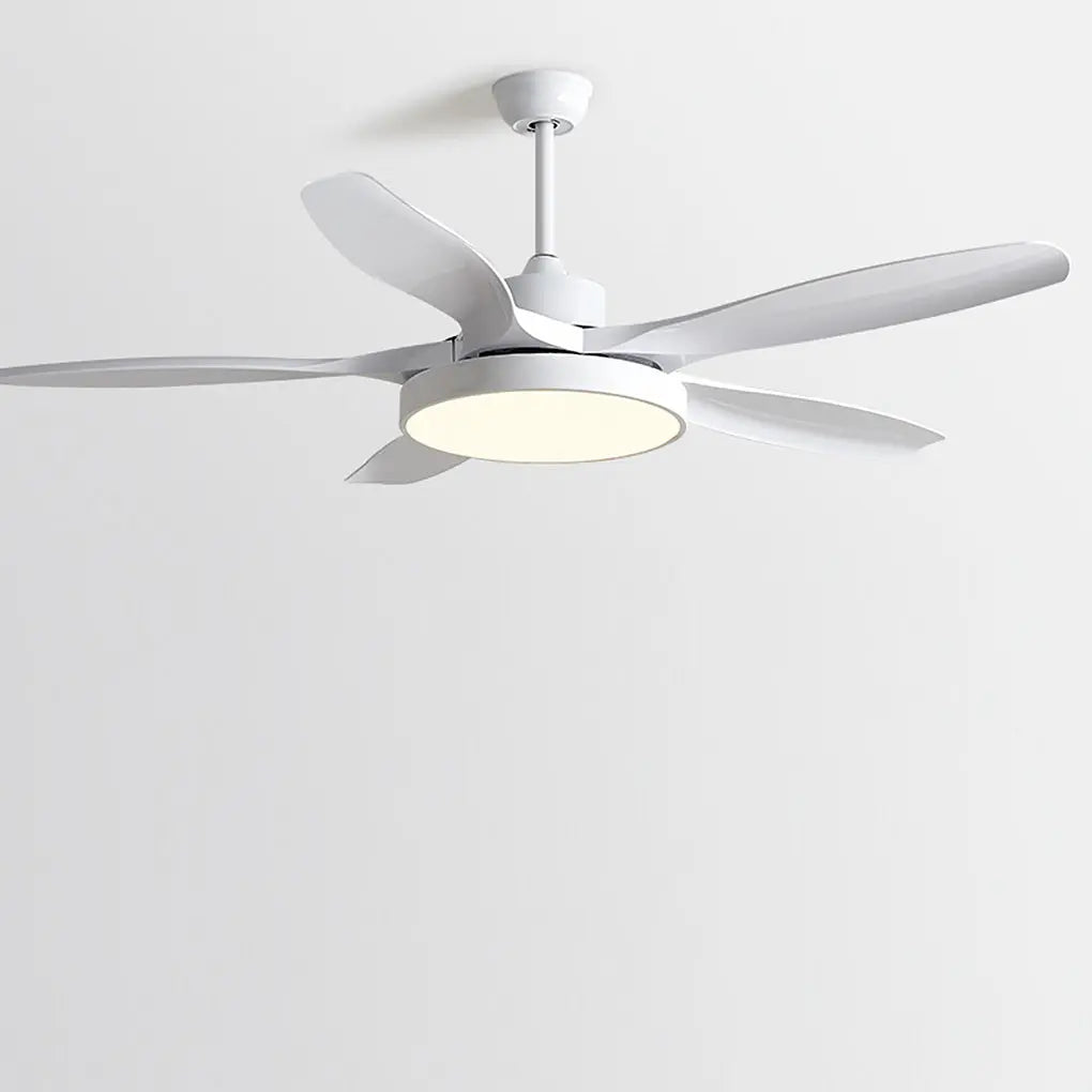 60-Inch Nordic Ceiling Fan with Lights and Remote Control - Silent Inverter Ceiling Fan Lamp Luxe
