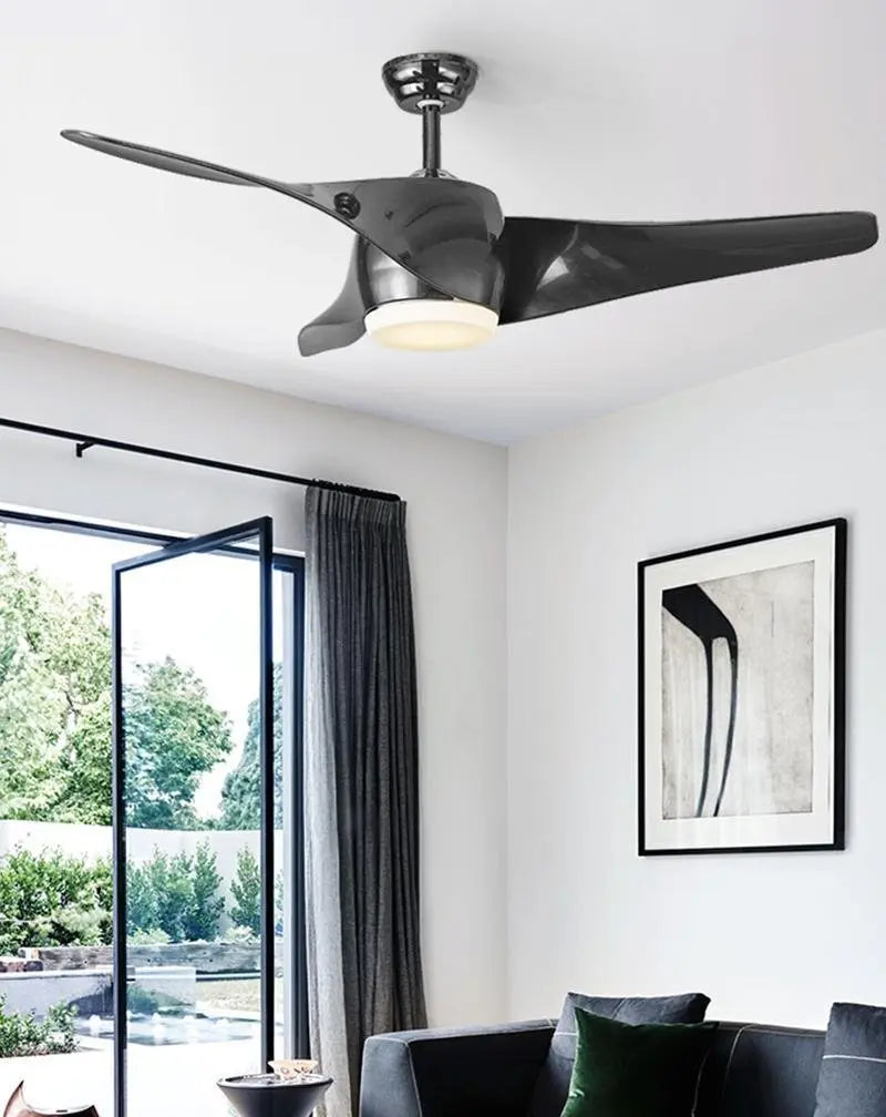 52-Inch Ceiling Fans with Remote Control and LED Lighting Luxe