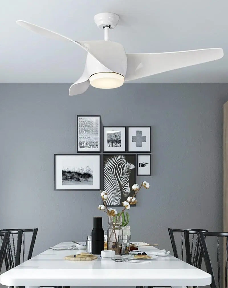 52-Inch Ceiling Fans with Remote Control and LED Lighting Luxe