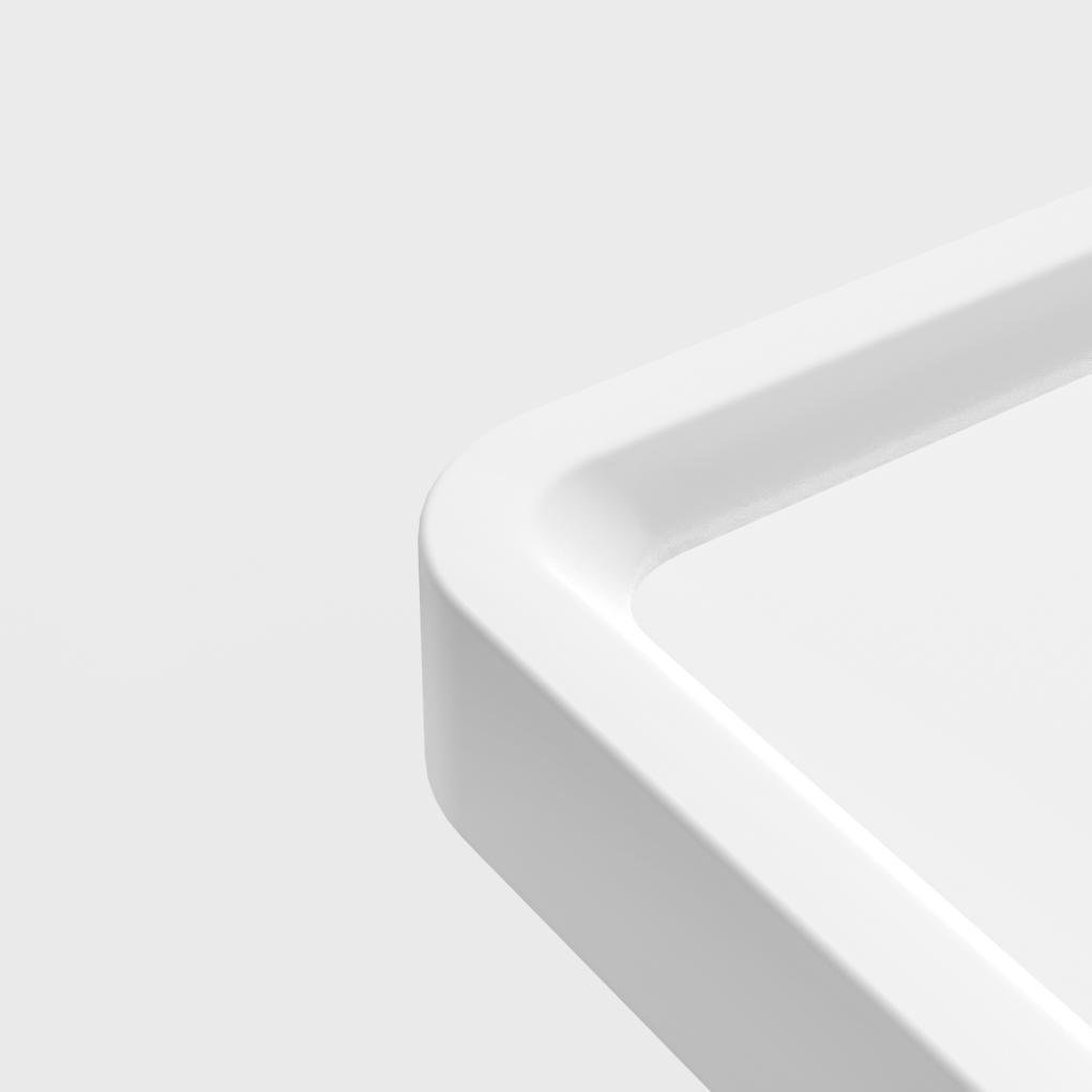 Minimalist Flush-Mount Ceiling Light — Iron and PMMA, LED, 3-Color Dimming, Remote Control, 60W, 20" or 30"