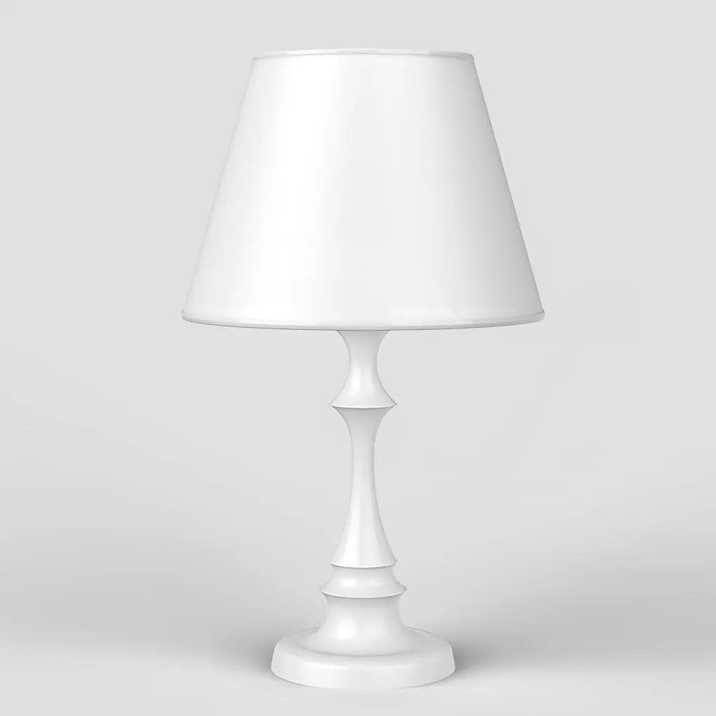 19-Inch Modern French Table Lamp with Chess Design Luxe