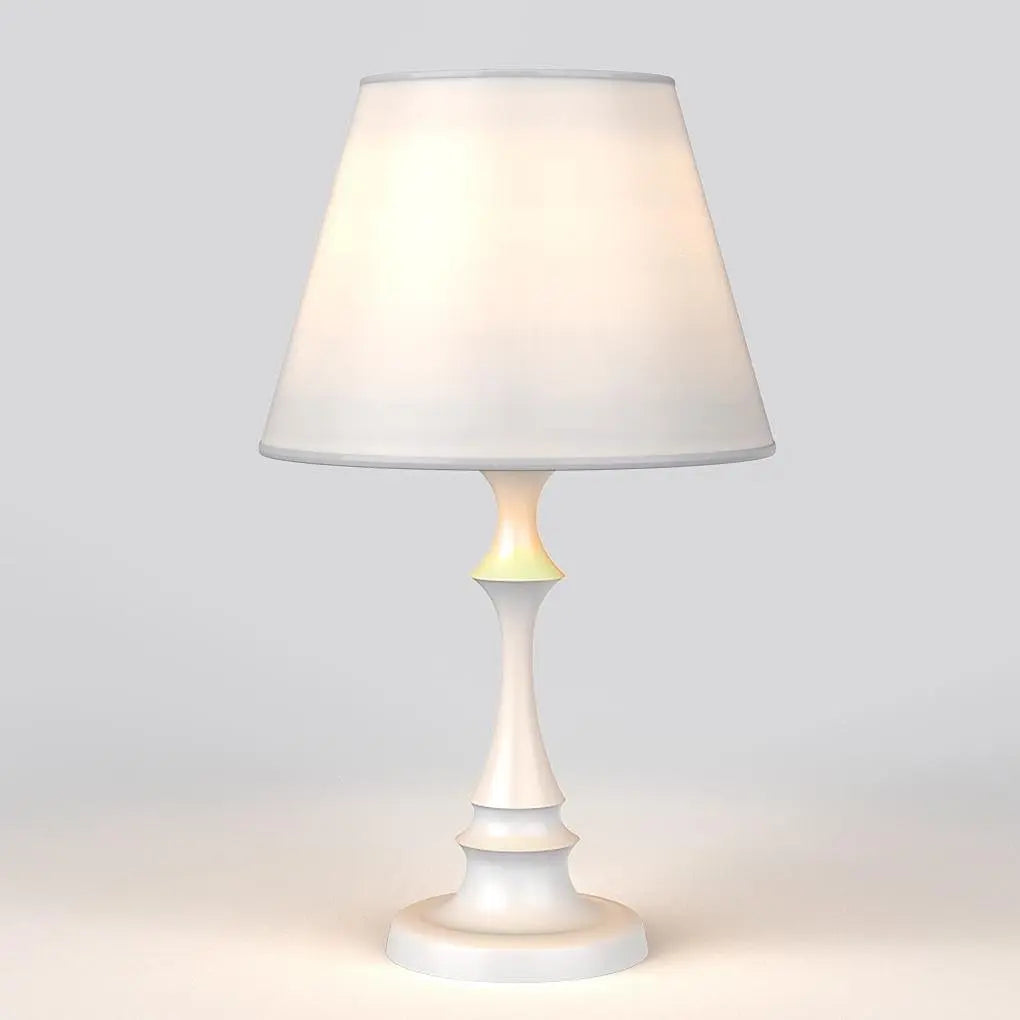 19-Inch Modern French Table Lamp with Chess Design Luxe