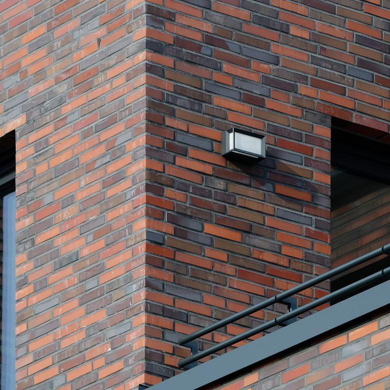 Industrial Rectangular Outdoor Wall Sconce — Aluminum & PMMA, Integrated LED, IP54, 3200K Warm White