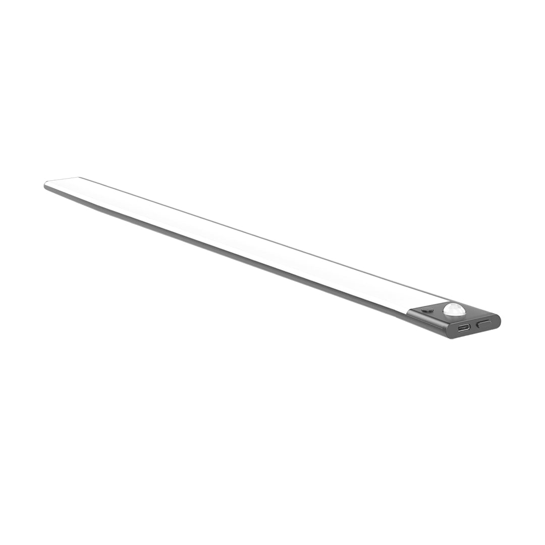 Magnetic Under-Cabinet Sensor Light — Aluminum, LED, Three-Color Dimming (3000K/4000K/6000K), Stepless Dimming, USB Rechargeable