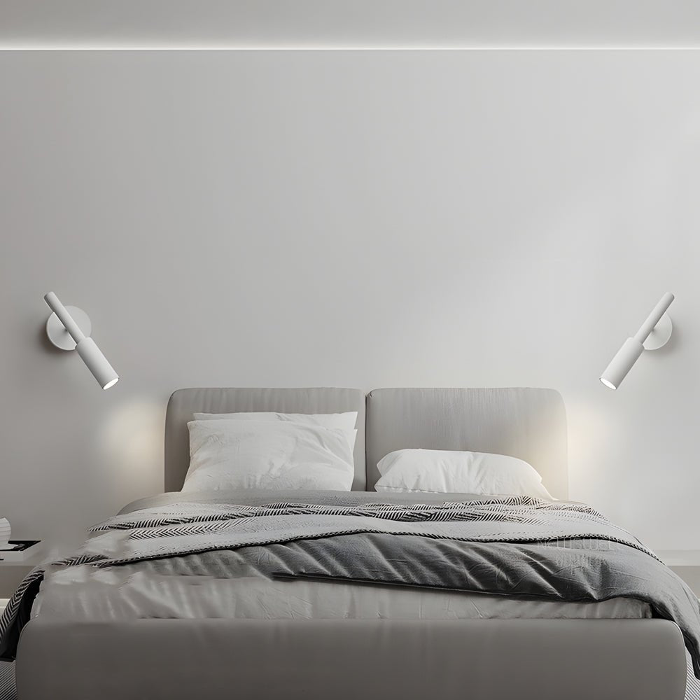 Tubino 1-Light Adjustable Wall Spotlight — Aluminum, COB 7W, 3-Step Dimming, 3000K/4000K/6000K