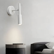 Tubino 1-Light Adjustable Wall Spotlight — Aluminum, COB 7W, 3-Step Dimming, 3000K/4000K/6000K