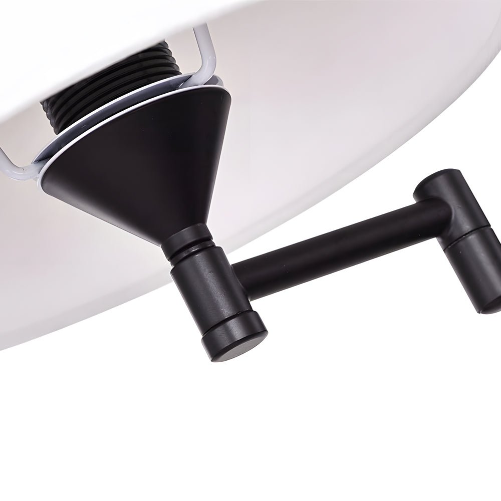 Swing-Arm Wall Sconce with Fabric Shade — Black Iron, E26 LED, Plug-In, Up/Down Adjustable