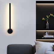Linear LED Wall Sconce — Black, Gold, or White, Rust-Proof Hardware, 16"/24"/31"