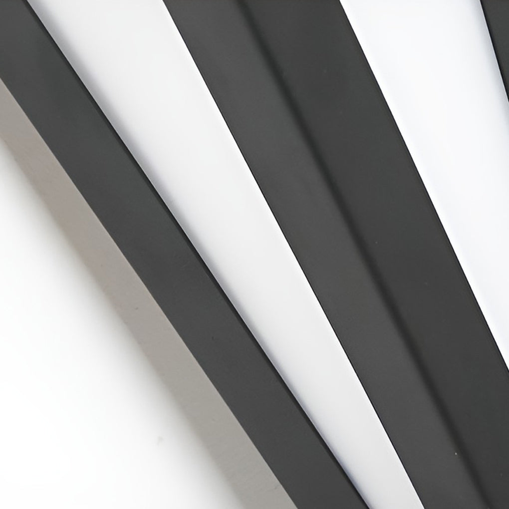 Square-Top Conical Bollard Path Light — Aluminum & Acrylic, Adjustable RGB Solar LED, 17.7" / 24.4" / 47.2"