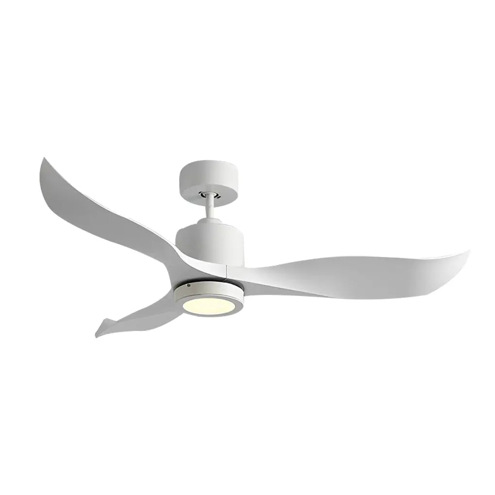 Nordic Ceiling Fan Lamp with 3 Silent Blades, Remote Control, and LED Lighting Luxe