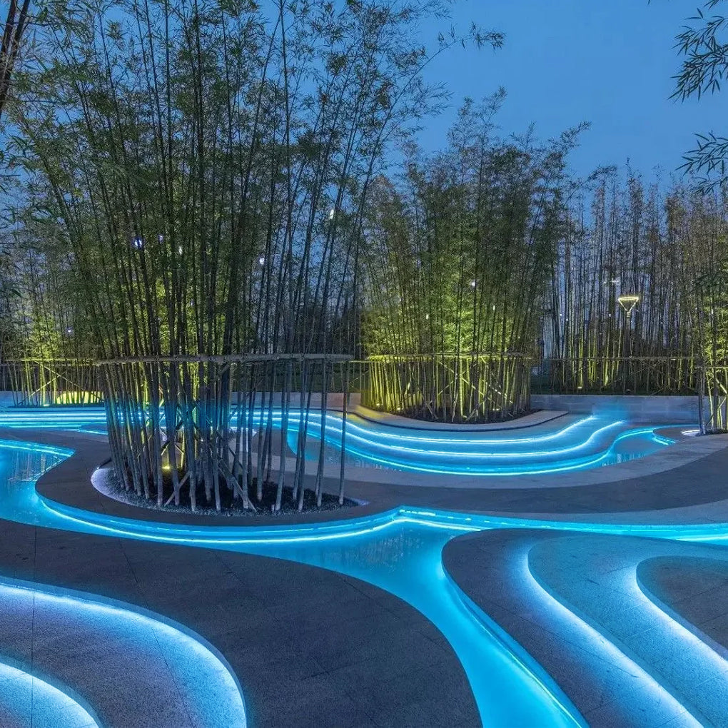 Round Neon LED Strip Light — Flexible PVC, 360° Emitting, IP54 Waterproof, 39.37" Length