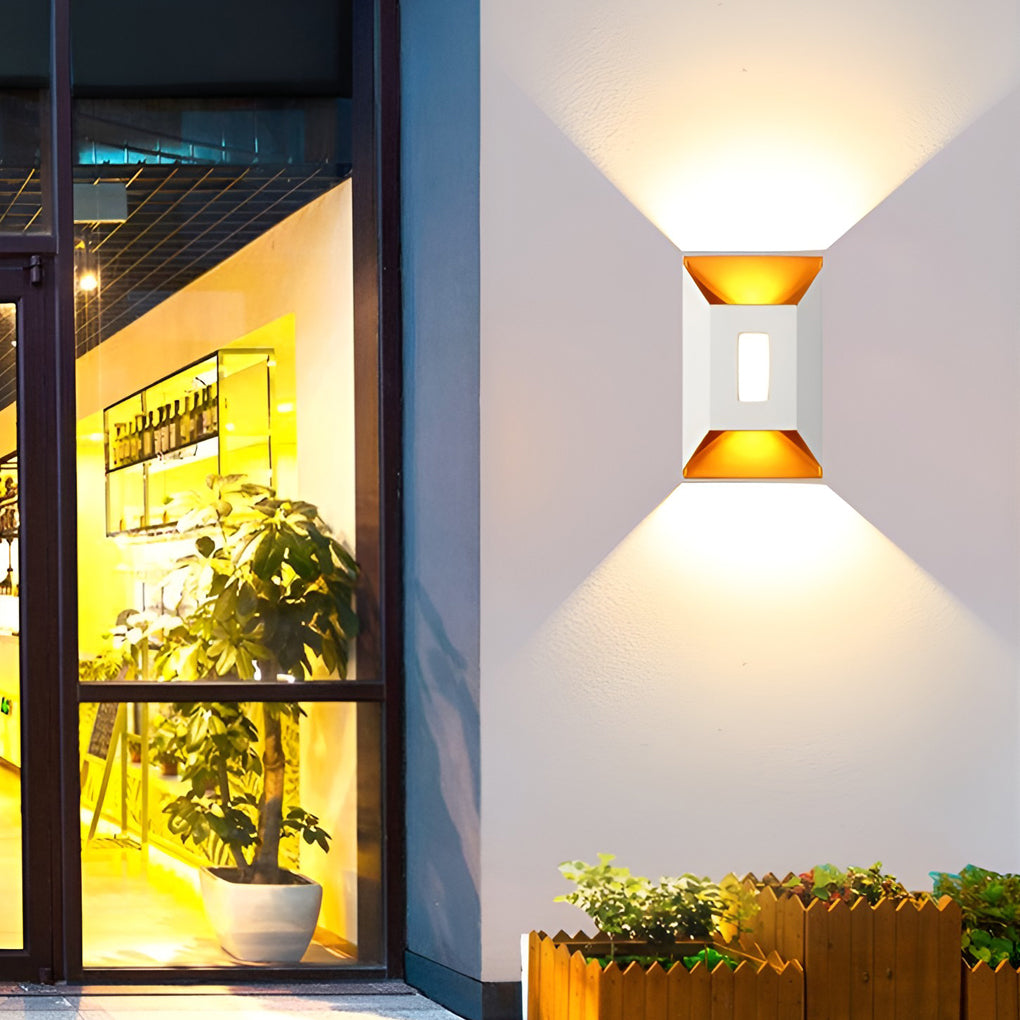 Modern Waterproof LED Up and Down Wall Sconce Lighting
