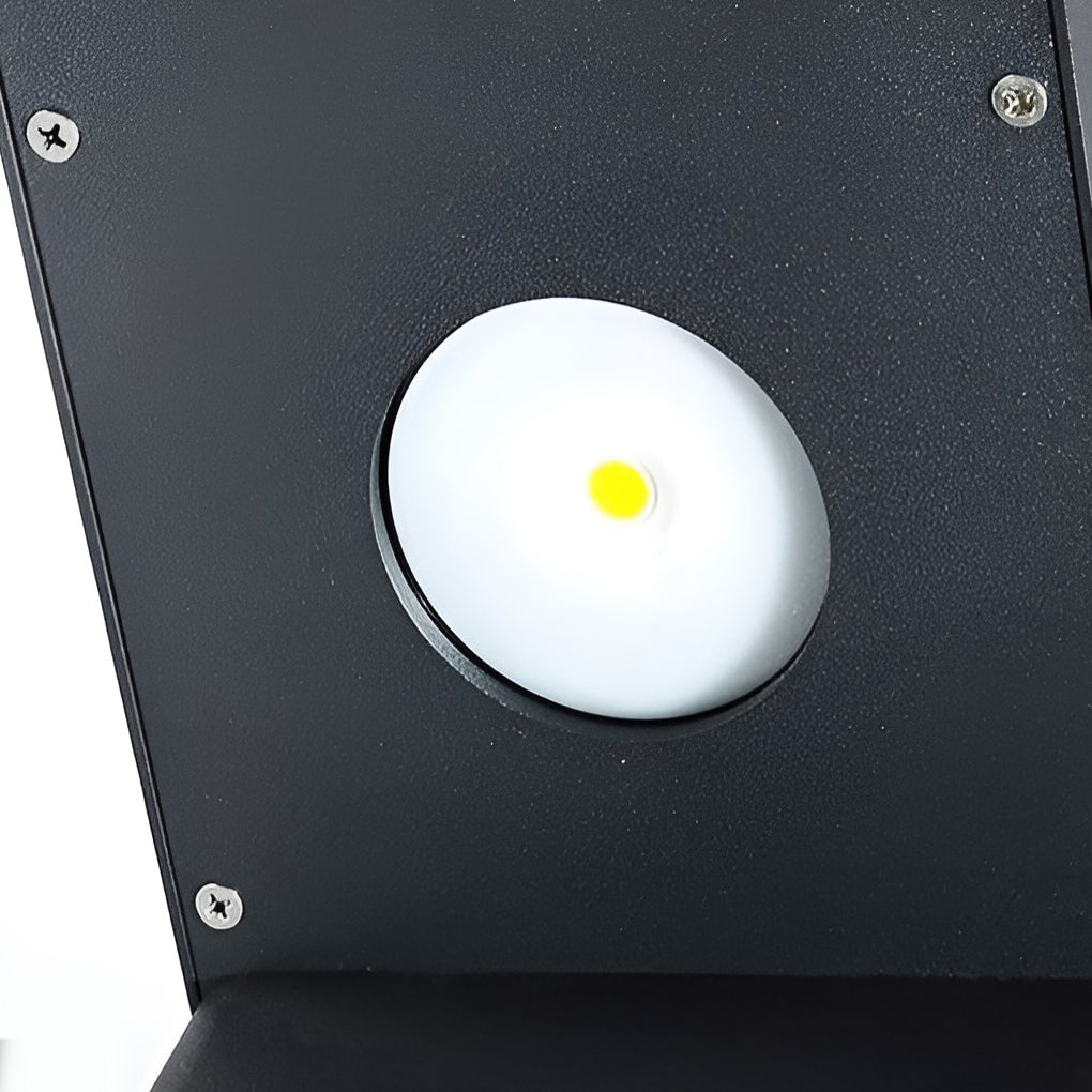 Solar Bollard Pathway Light — Die-Cast Aluminum and Glass, LED, Dusk-to-Dawn Sensor, IP65, 3000K Warm White
