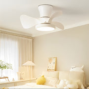 3-Blade Ceiling Fan Light — ABS & PMMA, Dimmable LED, 6-Speed DC Motor, Remote Control, 21.7" Diameter