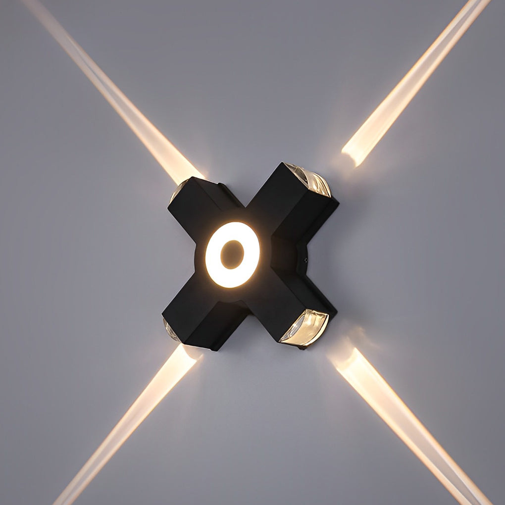 Up/Down Outdoor Wall Washer Sconce — Aluminum, LED, Waterproof, 2-, 3-, or 4-Light