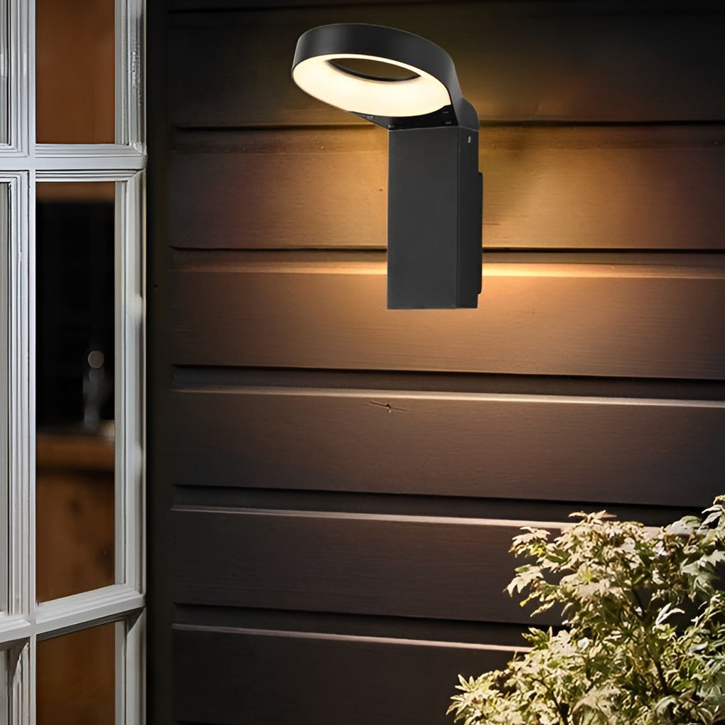 Ring LED Landscape Light — Die-Cast Aluminum, 18W, IP54, Warm White 3000K, Wall or Bollard