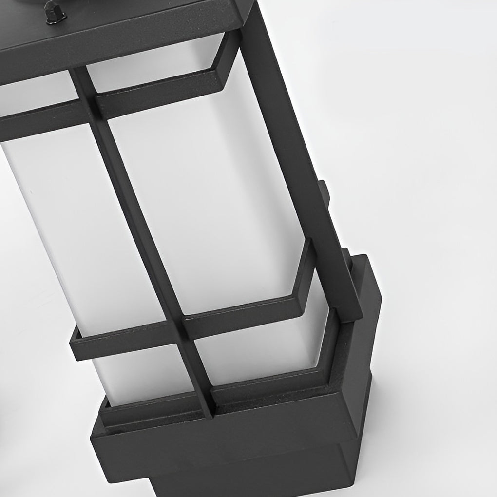 Modern Minimalist Outdoor Post Light — Die-Cast Aluminum, Black, 3-Light, Solar or Hardwired, IP-Rated Weatherproof