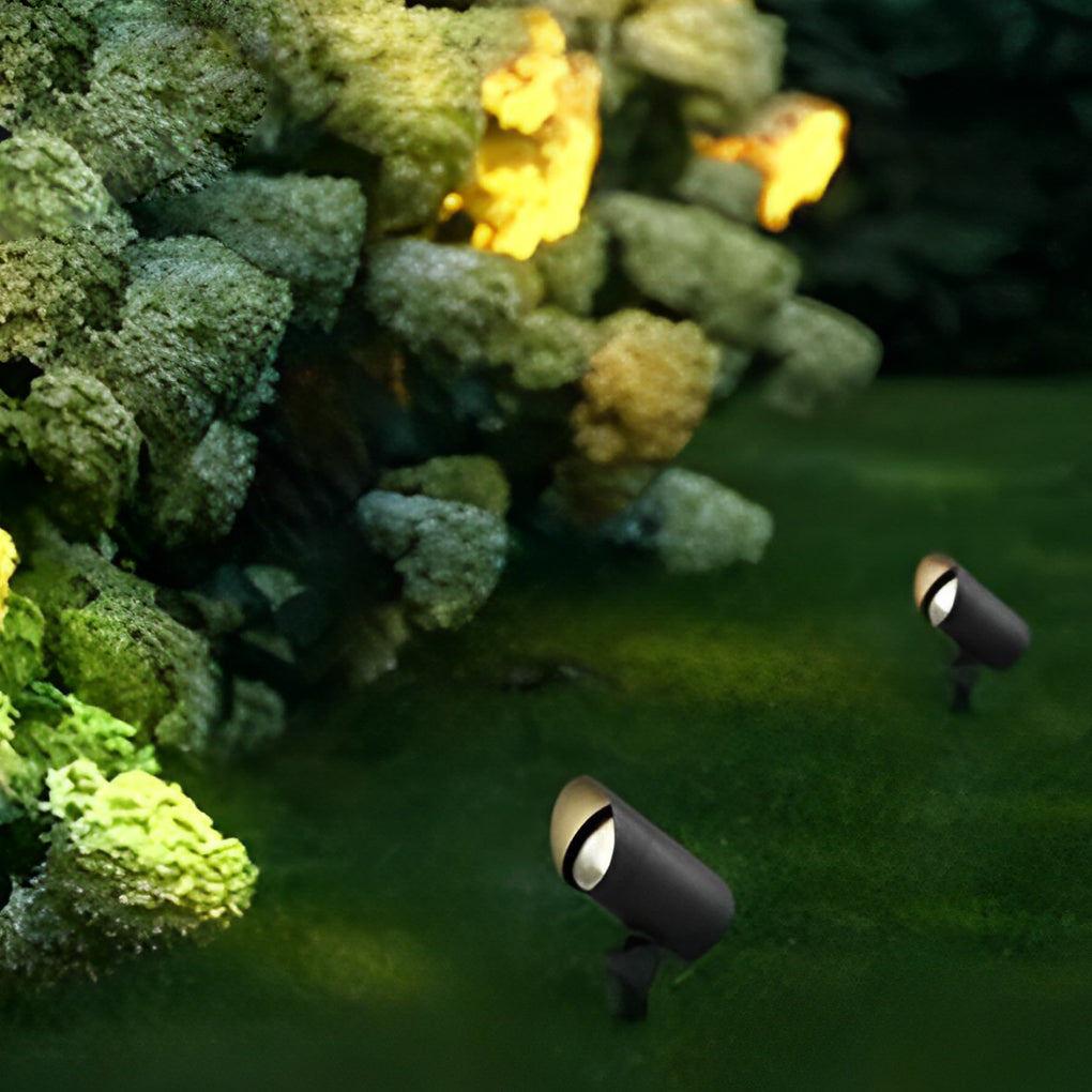 Modern Black LED Outdoor Landscape Spotlight — Aluminum, 10W / 20W, 3000K, IP Waterproof, 24° Beam
