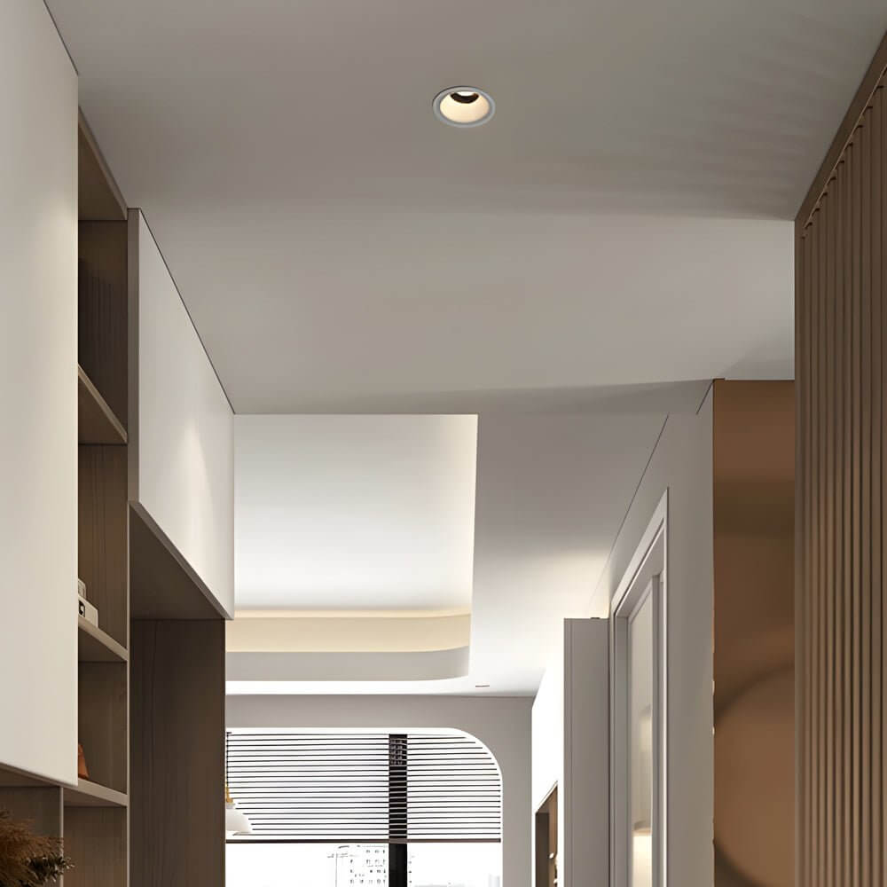 10w 32 inch regressed round led ceiling downlight