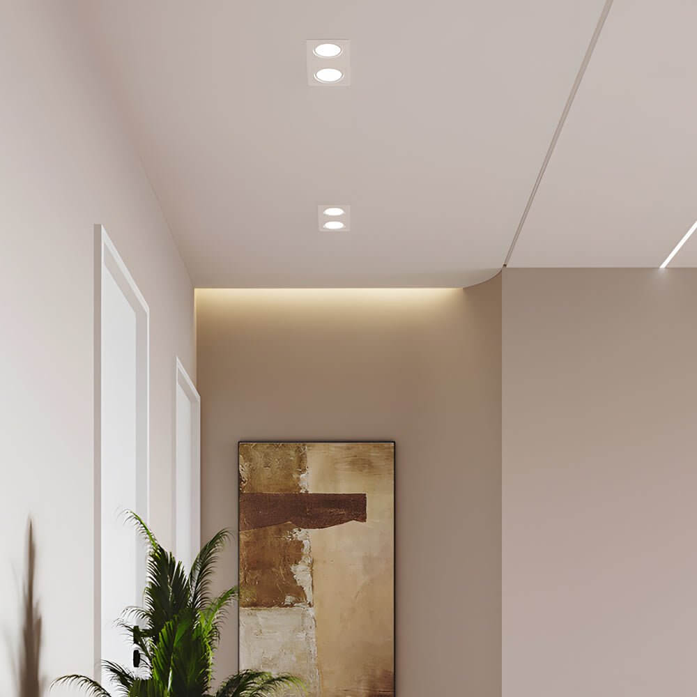 10w led recessed ceiling downlight with dual heads 83 inches