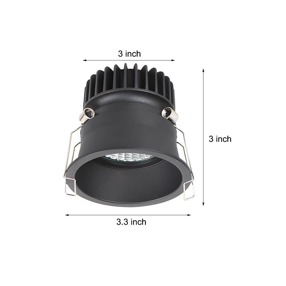 10w slim trim recessed led ceiling downlight 33 inch round
