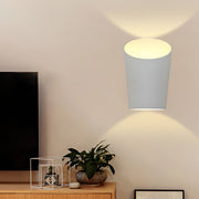 Cylindrical Up/Down Wall Sconce — Die-Cast Aluminum, 10W LED, IP-Rated Weatherproof, 3000K / 6500K
