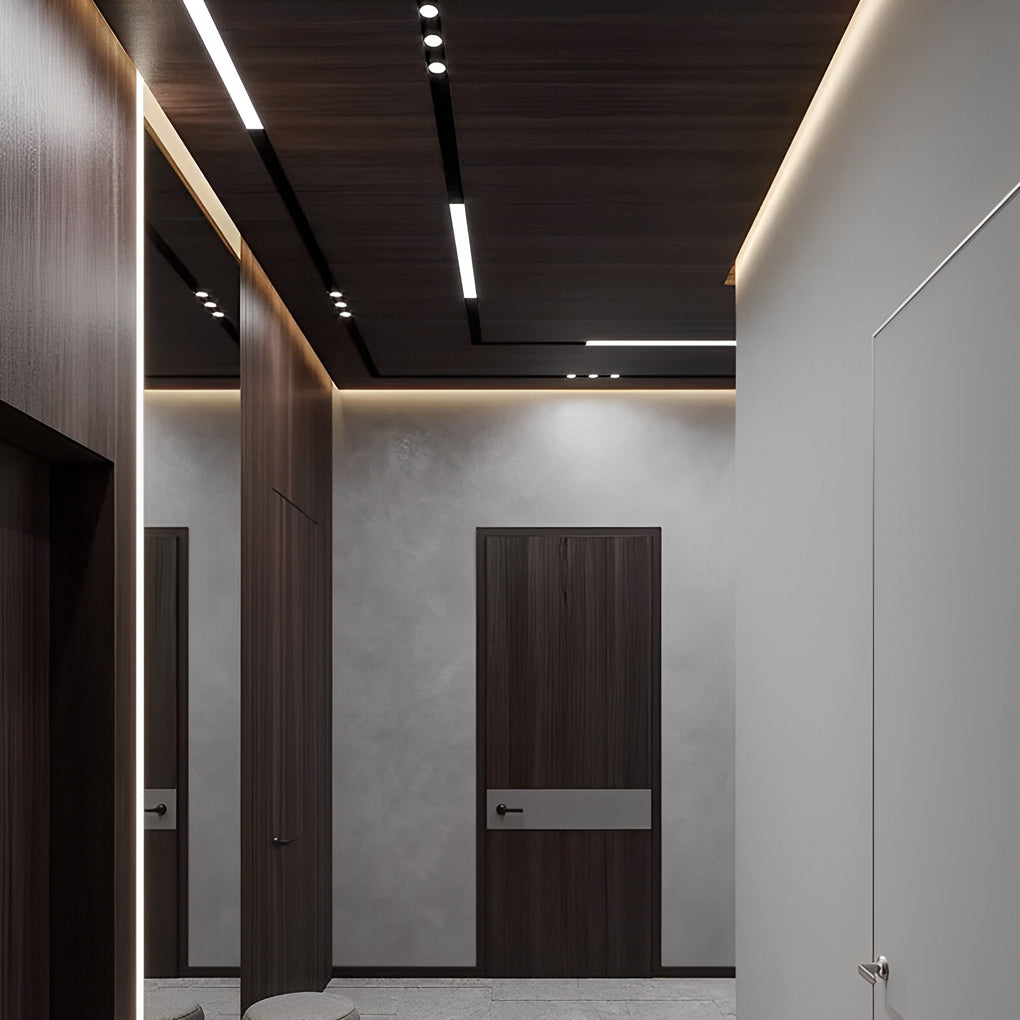 under cabinet mini recessed invisible led strip lights linear lighting solution