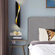 Arc Up/Down Wall Sconce — Iron, G9, 3000K Warm White, Black+Gold / White+Gold / Gold