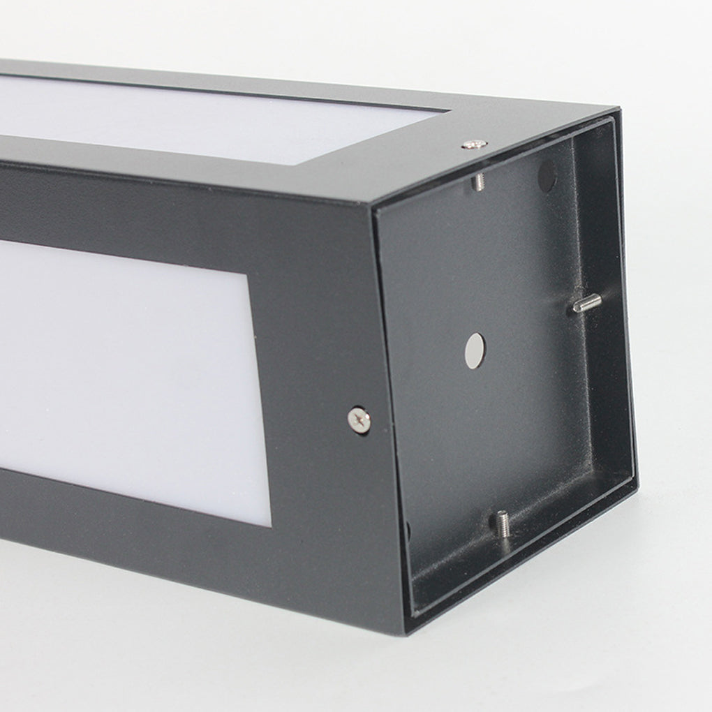 Modern Black Solar Bollard Light — Galvanized Steel & Acrylic, 10W LED, IP65 Weatherproof, 3000K Warm White