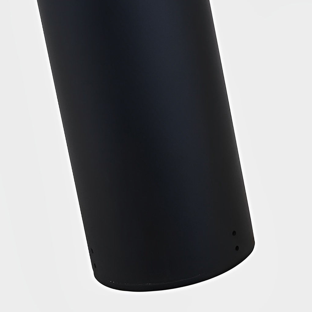 Modern Minimalist Bollard Light — Black Aluminum, LED, IP65 Weatherproof, 59"–118" Heights, 3000K