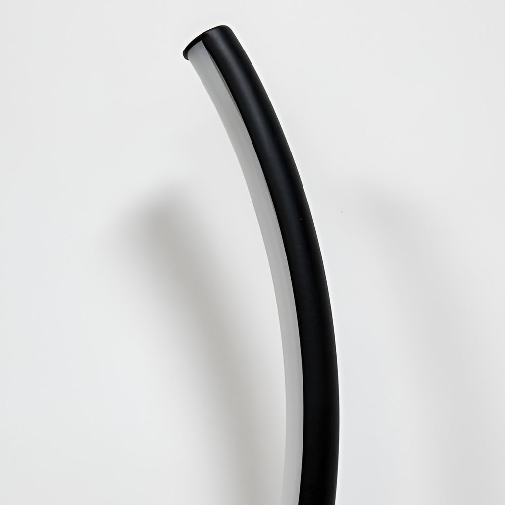 Modern S-Shaped Linear Wall Sconce — Iron and Silicone, LED, Three-Step Dimming (3000K/4500K/6000K), 8W–18W, Black / White / Gold