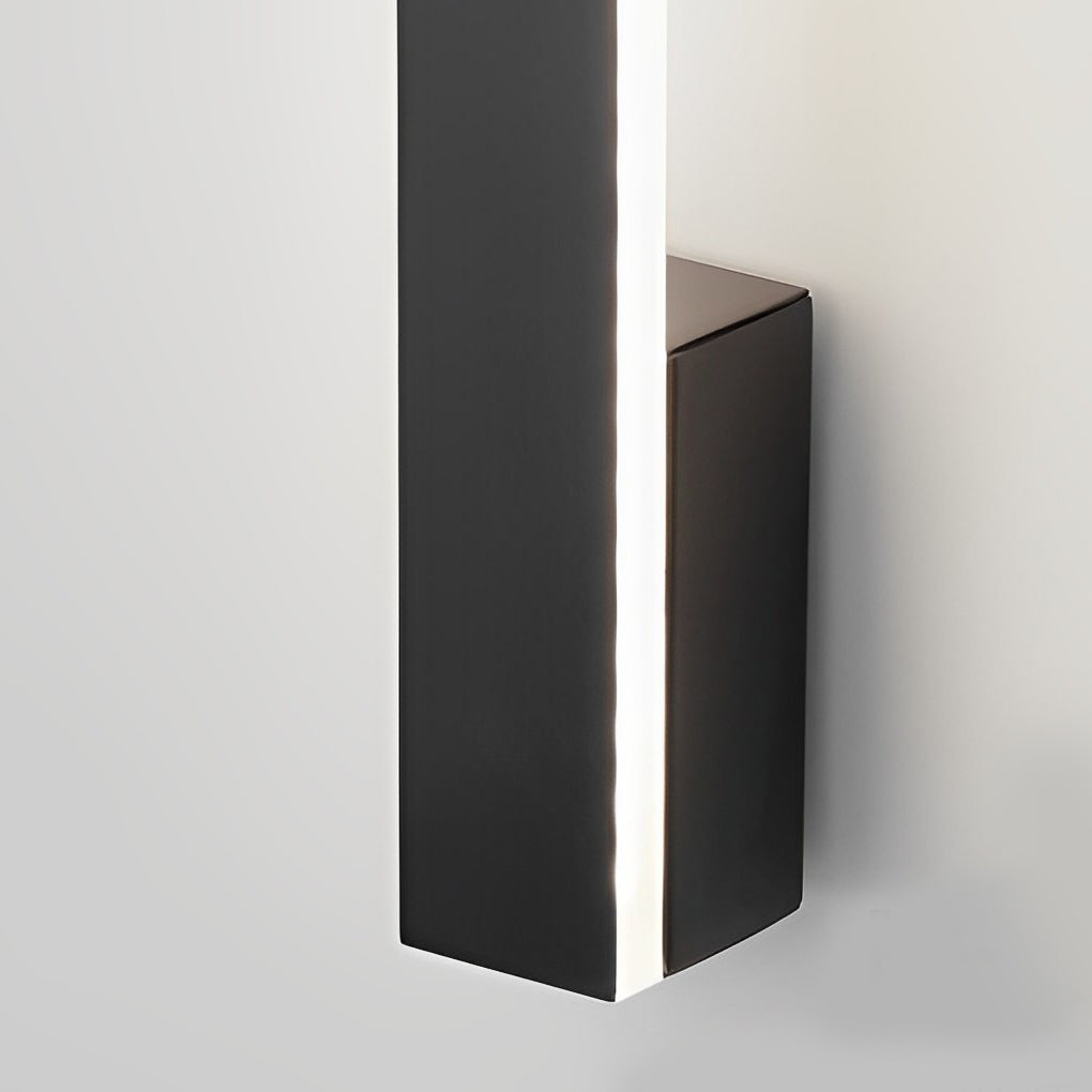 Minimalist Linear Wall Sconce — Copper & Acrylic, LED, Three-Step Dimming (3000K/4500K/6000K), 24"/31"/39"