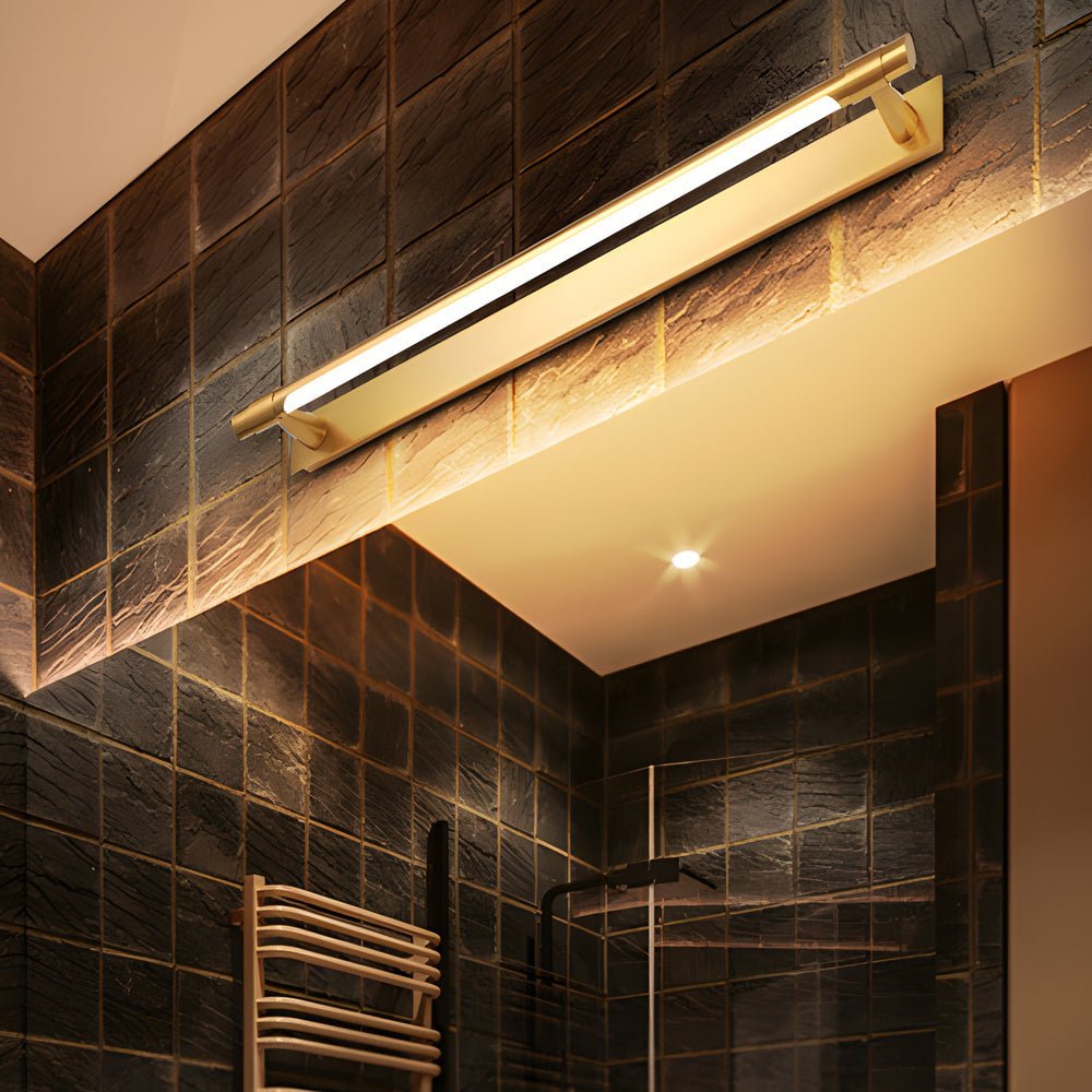 Rotatable Linear Bar Vanity Light — Iron and Acrylic, 120° Adjustable, Three-Step Dimming, 3000K/4500K/6000K