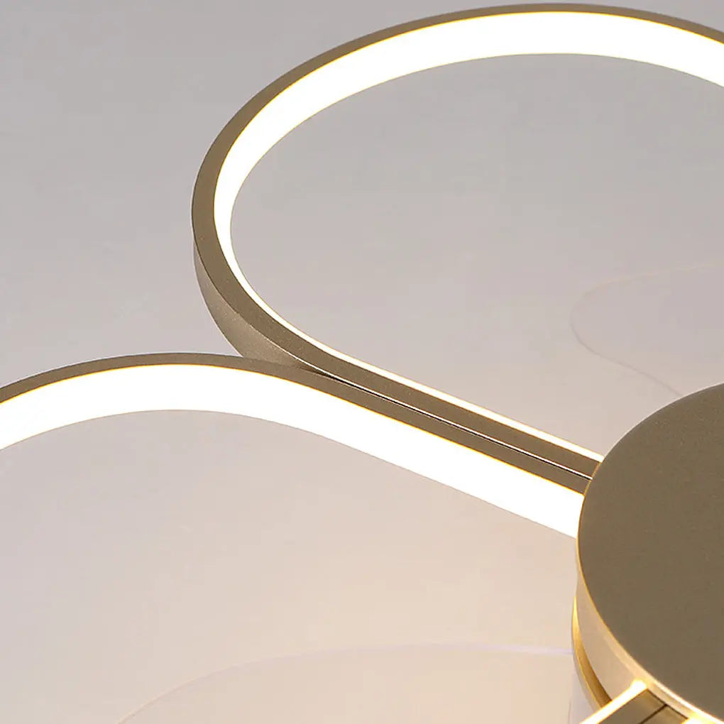 Modern Bladeless Ceiling Fan Lamp with Intelligent Dimmable LED and Silent Operation - Flower Design Luxe