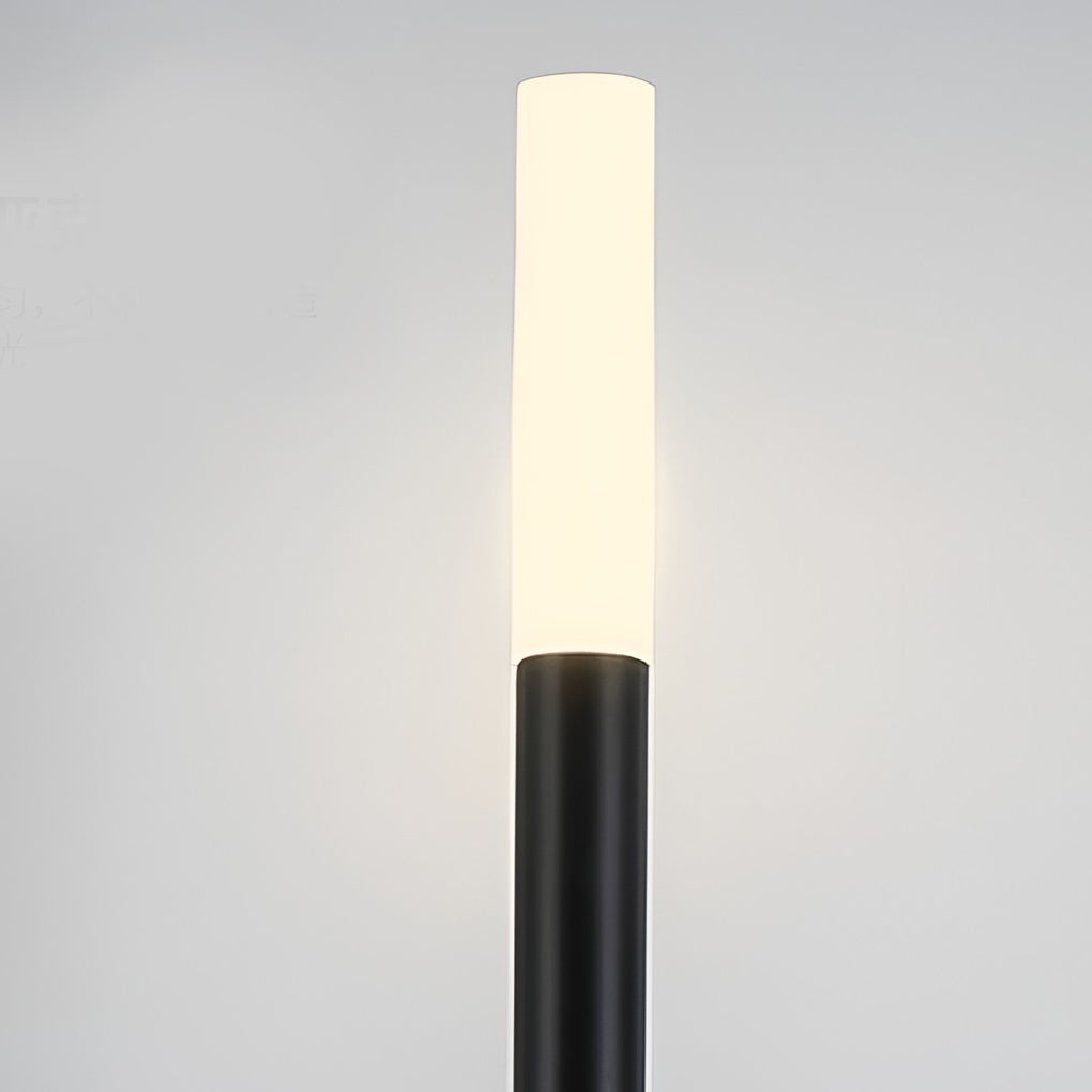 Cross Linear Wall Sconce — Iron and Acrylic, LED, Black or Copper, 26"–39"