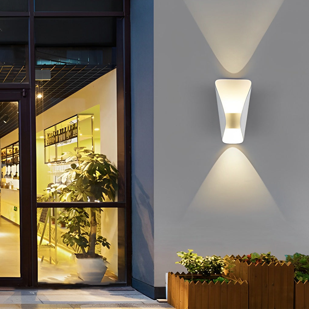Waterproof Outdoor Wall Sconces - Unique Creative Up and Down Lights Wall Lamp