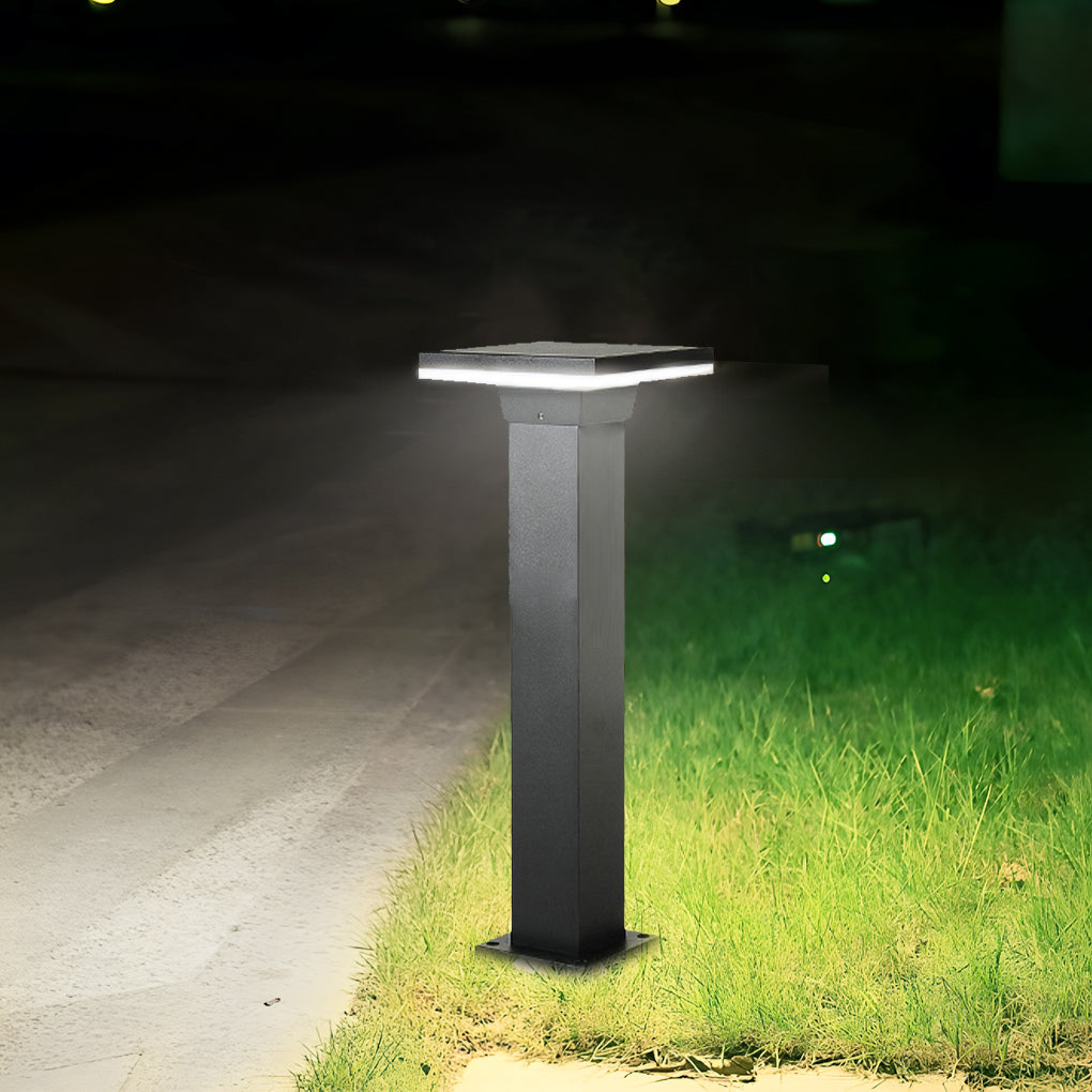 waterproof led landscape lighting outdoor minimalist round and square lawn lamps