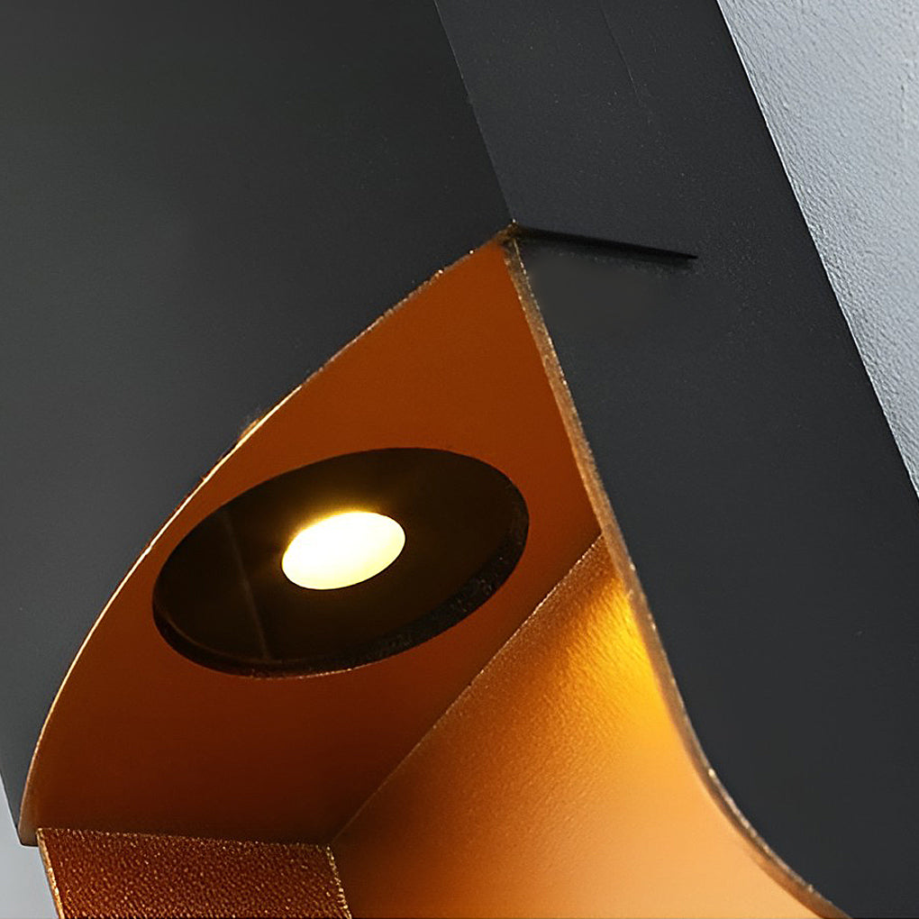 Modern Waterproof Metal Outdoor Wall Lamps with LED Up and Down COB Lights