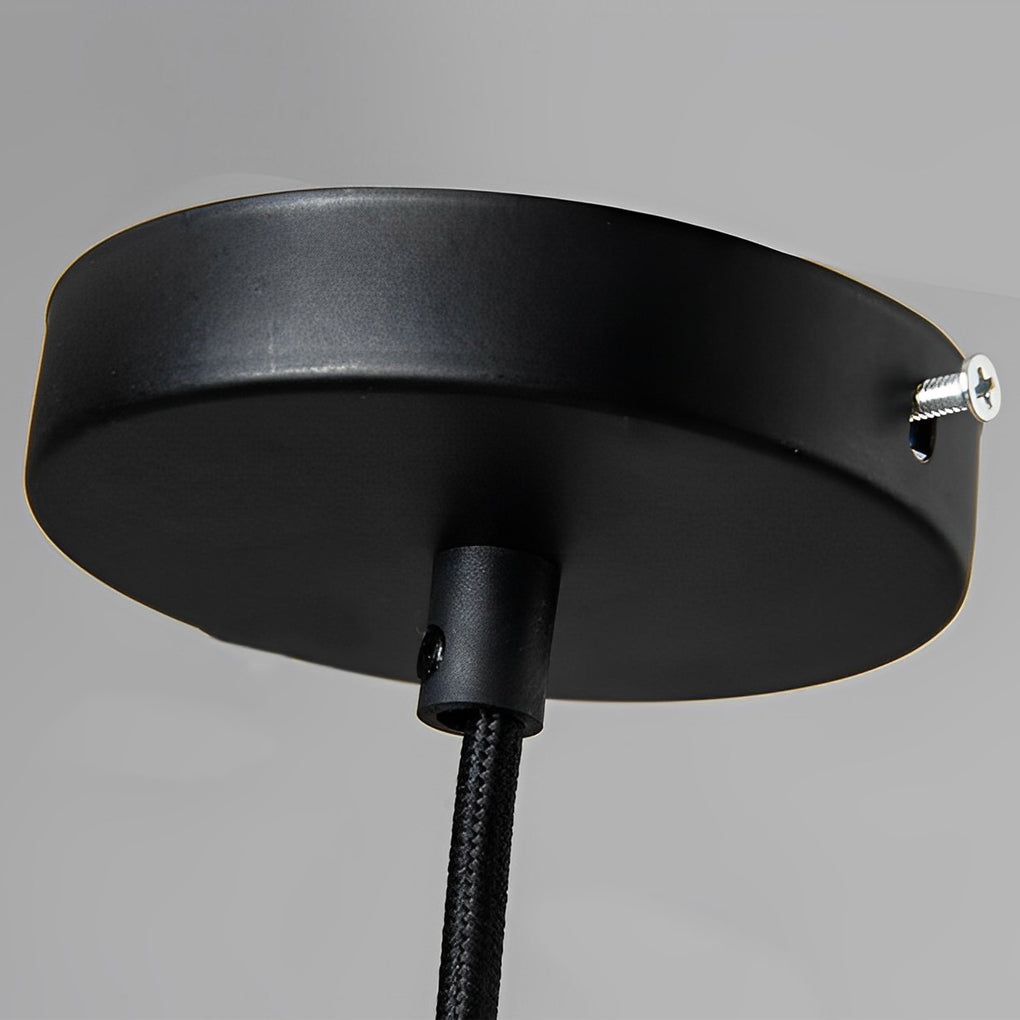 Minimalist Industrial Pendant Light — Resin Cement, Conical / Cylindrical / Drum, E27, 3000K Warm White